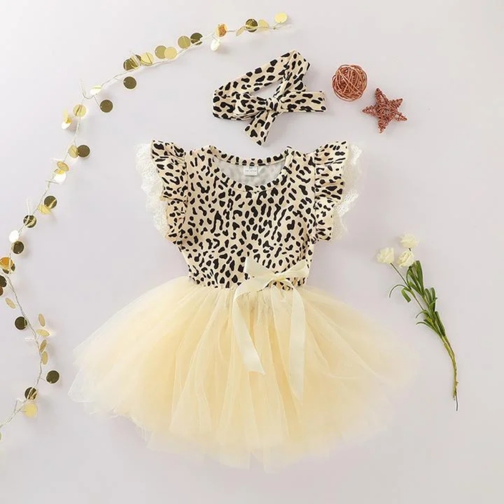 Girl's dress with headband